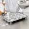 RK Bakeware China Foodservice NSF 9''30 Cup 1.1 Oz. Glazed Aluminized Steel Mini Muffin Tray